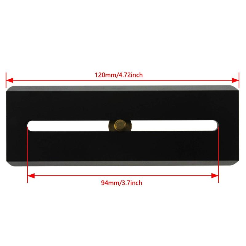 Astromania Short Full Aluminum Prism Rail with Screw - Length 120MM