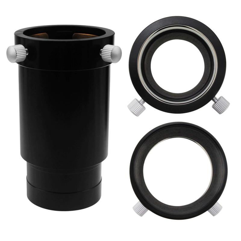Astromania 2-Inch Telescope Eyepiece Extension Tube Adapter - Optical Length 80mm - With Standand 2-Inch Filter Threads