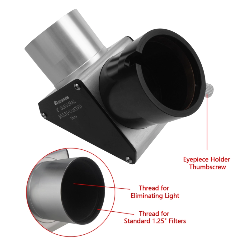 Astromania 2&quot; 90-Degree Mirror Diagonal with 93% reflectivity across visible spectrum