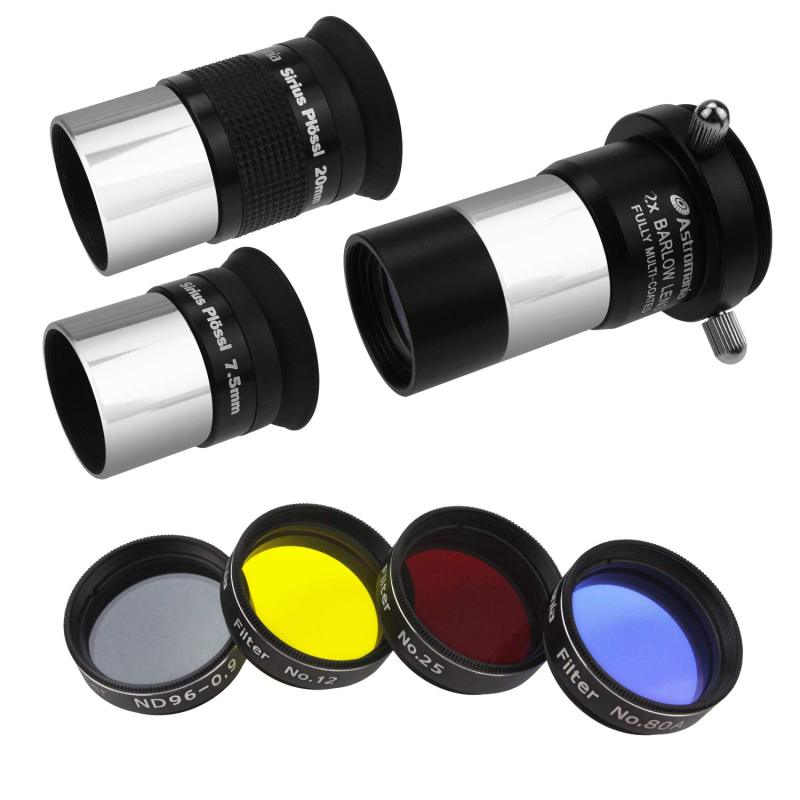 Astromania 1.25-Inch Astronomical Telescope Accessory Kit-a useful set of accessories for the newcomer to astronomy with high performance-price ratio