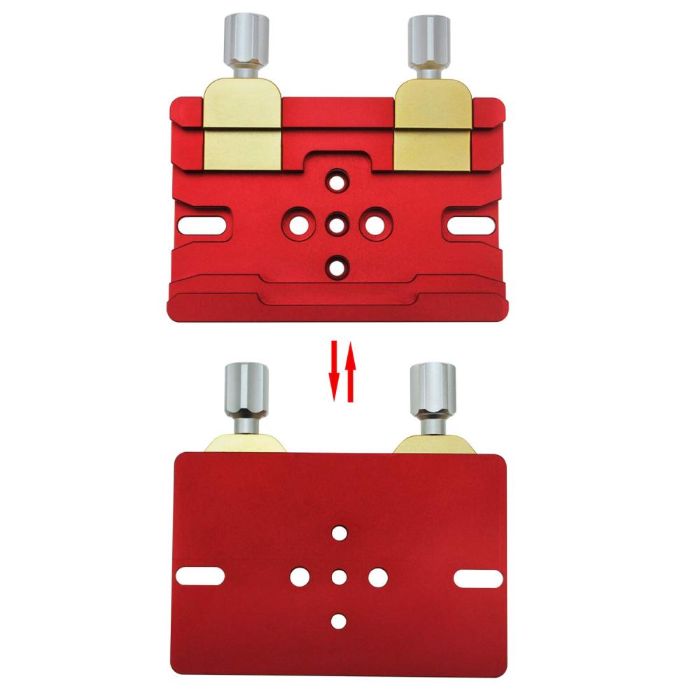 Astromania 150mm Deluxe Vixen/Losmandy Clamp - Solid Aluminium Prism Rail with 2 Aluminium Locking Screws and W/Brass Screws