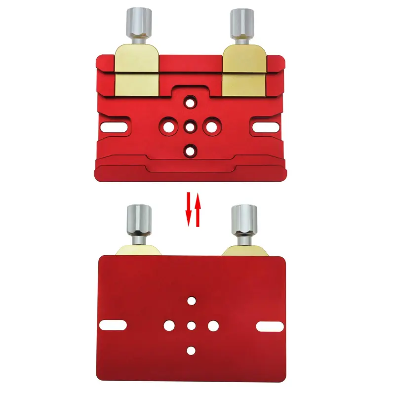 Astromania 150mm Deluxe Vixen/Losmandy Clamp - Solid Aluminium Prism Rail with 2 Aluminium Locking Screws and W/Brass Screws