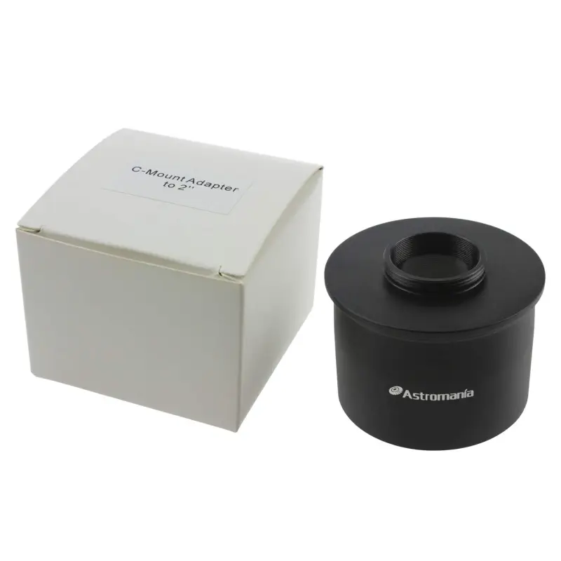 Astromania C Mount To 2" Video Camera Barrel Adapter Telescope Astrophotography