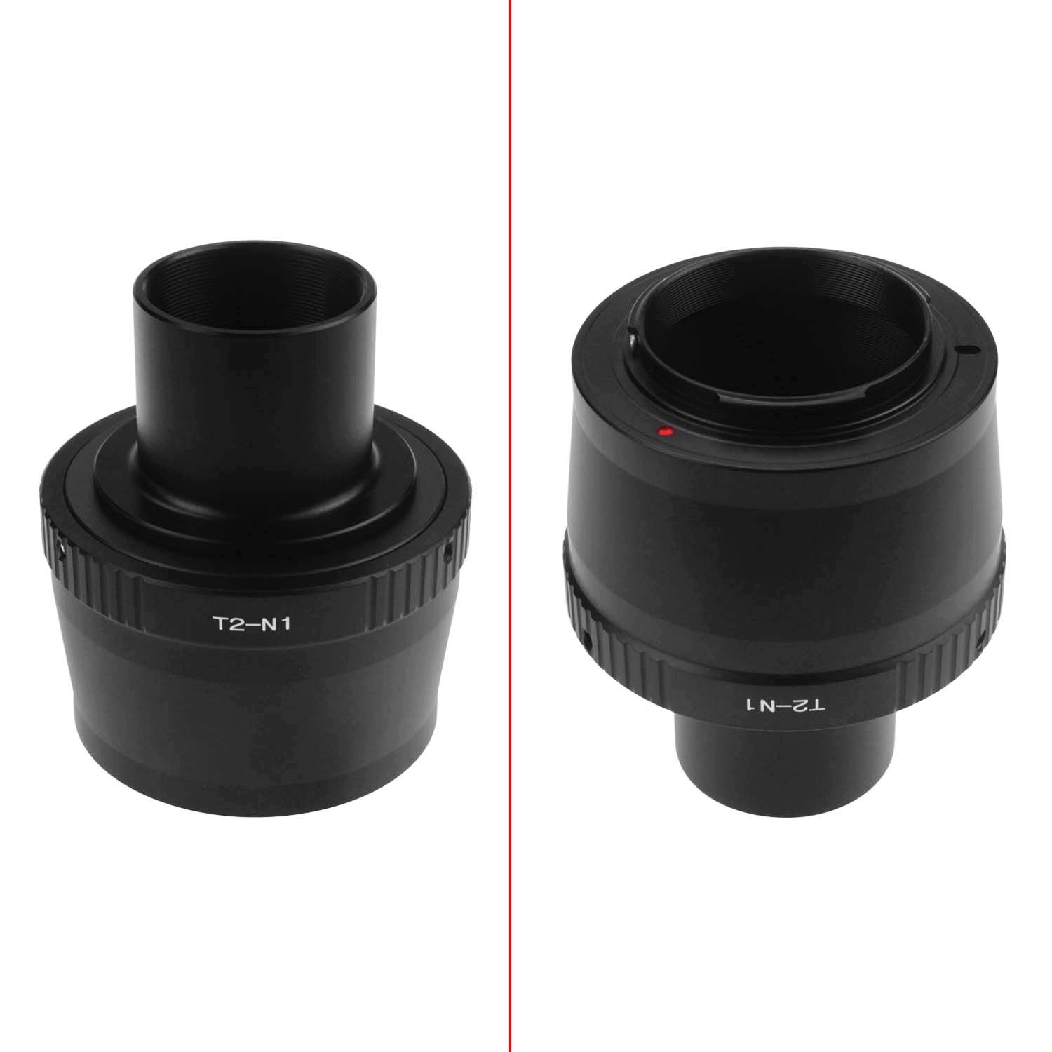 Nikon J1 V2 Body に M42 アダプター T2 N1 T Mount Lens Adapter and