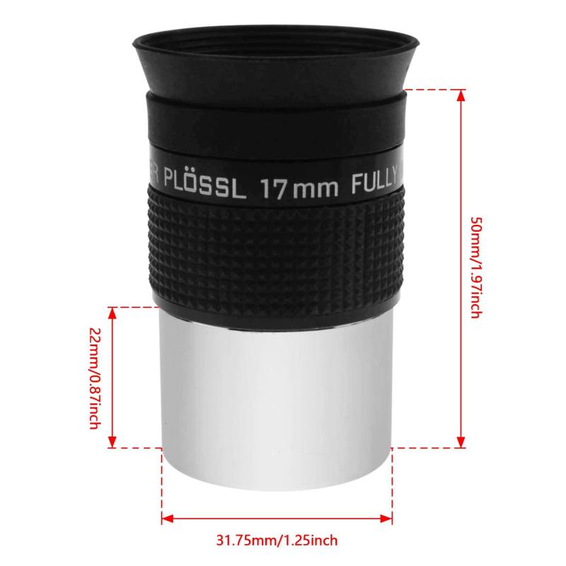 Astromania 1.25&quot; 17mm Super Ploessl Eyepiece - The Most Inexpensive Way of Getting A Sharp Image