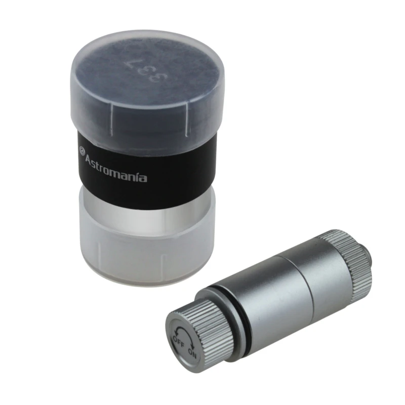 Astromania 12.5mm Illuminated Reticle Plossl Telescope Eyepiece - for Perfectly Guided astrophotos