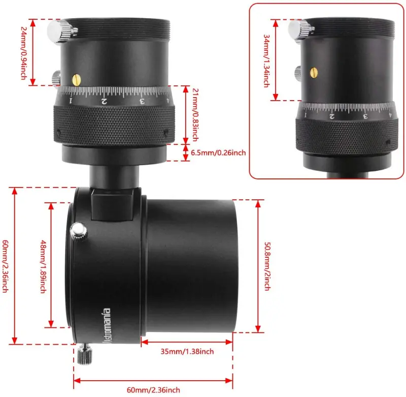 Astromania High Deluxe Off-Axis Guider for Astrophotography