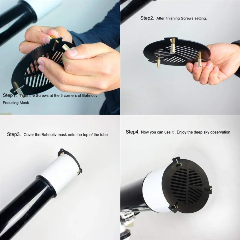 Masque Bahtinov 150 Mm Pour Télescope - Mise Au Point Précise En Astrophoto Pour DSLR Et Amateurs