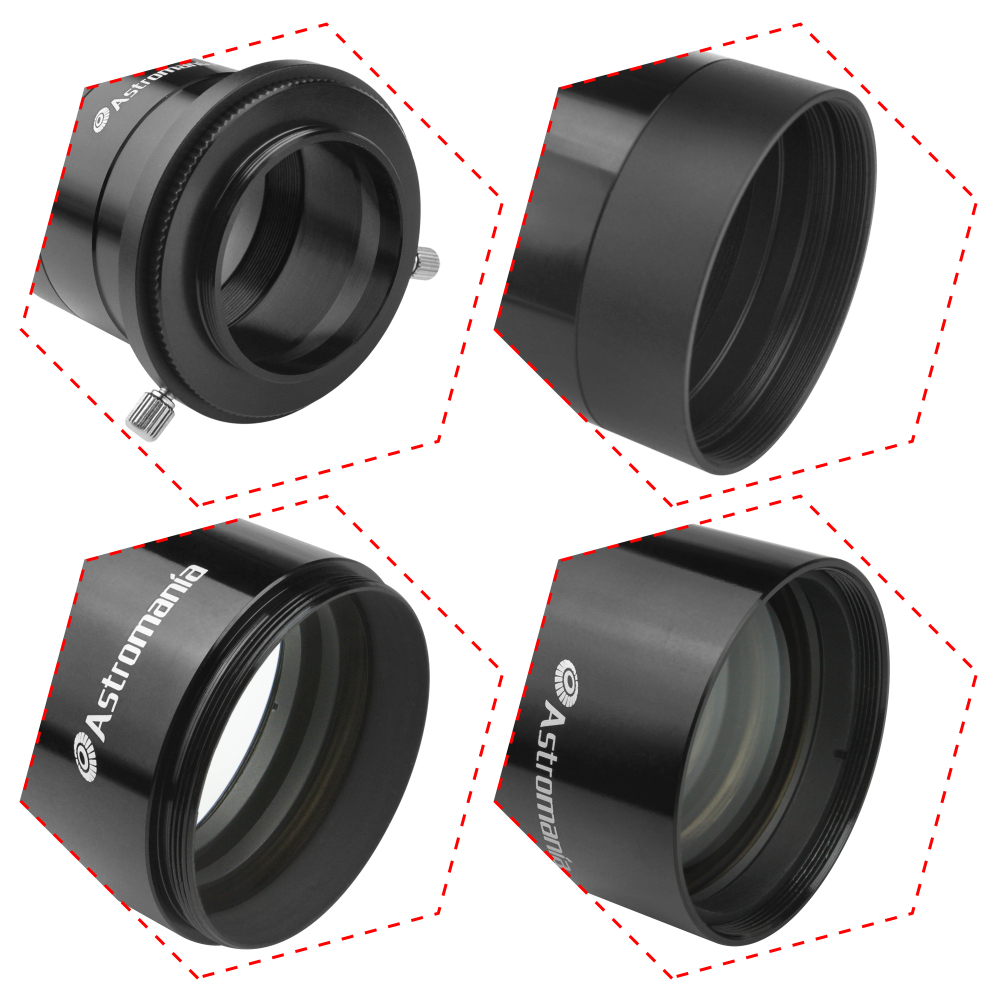 Astromania 2" field flattener - Provides perfect image flatness for your astronomy photos