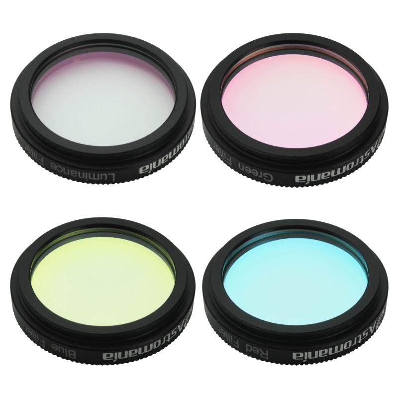 Astromania Deluxe Telescope LRGB 1.25 Inch Filter Set - Give Stunning Astrophotographic Results