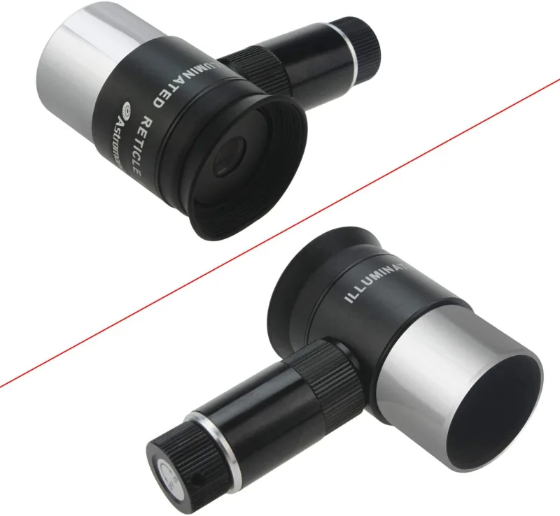 Astromania Deluxe 12mm Illuminated Crosshair Eyepiece - for perfectly guided astrophotos