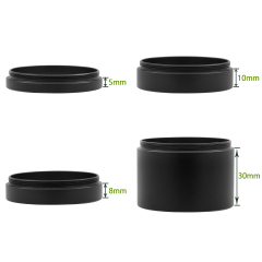 Astromania Astronomical 2"/M48-extension Tube Kit for cameras and eyepieces - Length 5mm 8mm 10mm 30mm - M48x0.75 on Both Sides