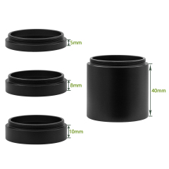 Astromania Astronomical T2-extension Tube Kit for cameras and eyepieces - Length 5mm 8mm 10mm 40mm - M42x0.75 on Both Sides