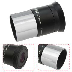 Astromania 1.25" 17mm Plossl Telescope Eyepiece - 4-element Plossl Design - Threaded for Standard 1.25inch Astronomy Filters