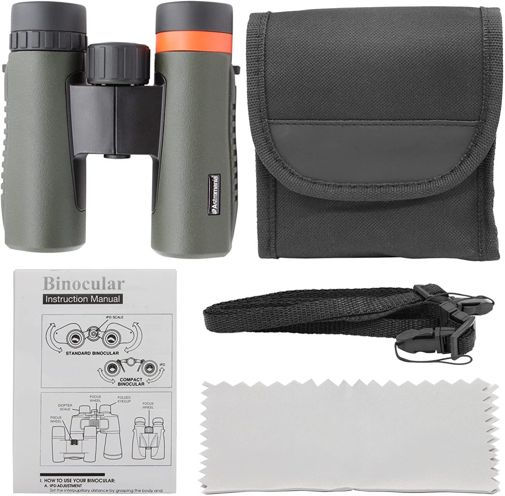 Astromania 10x26 Waterproof Compact Binoculars for Adults and Kids, Bird Watching, Hunting and Sport Games, Theater and Concerts
