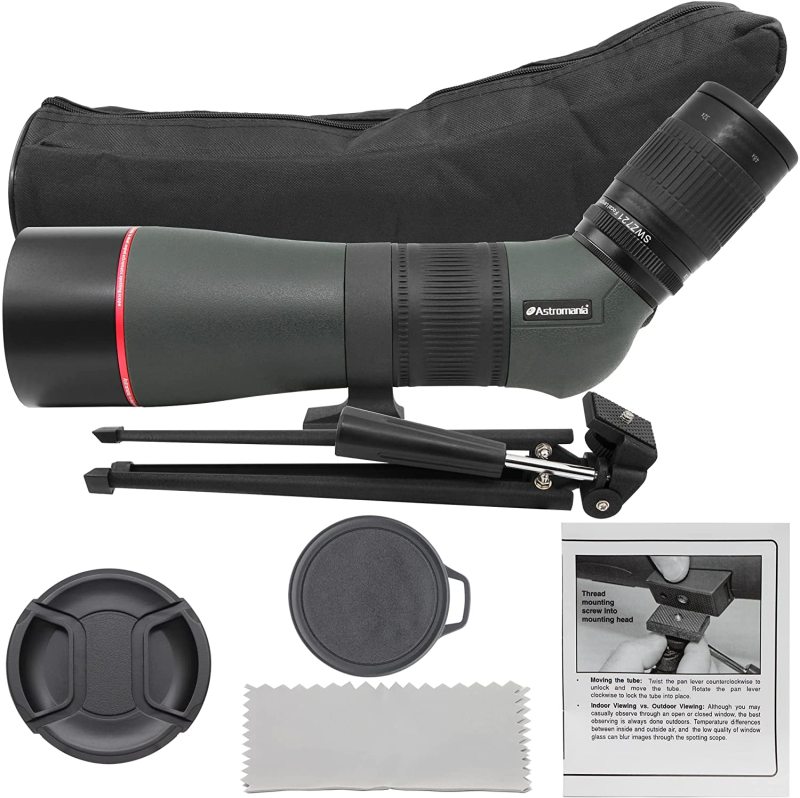 Astromania 16-48x65AE 45 Degree Angled Spotting Scope with Tripod, Carry Bag, Scope for Target Shooting Bird Watching Hunting Wildlife