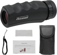 Astromania Waterproof Compact 8x25 Monocular for Adults and Kids, Bird Watching, Hunting and Sport Games, Theater and Concerts