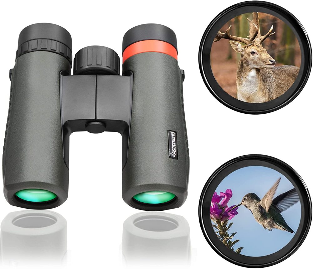 Astromania 10x26 Waterproof Compact Binoculars for Adults and Kids, Bird Watching, Hunting and Sport Games, Theater and Concerts