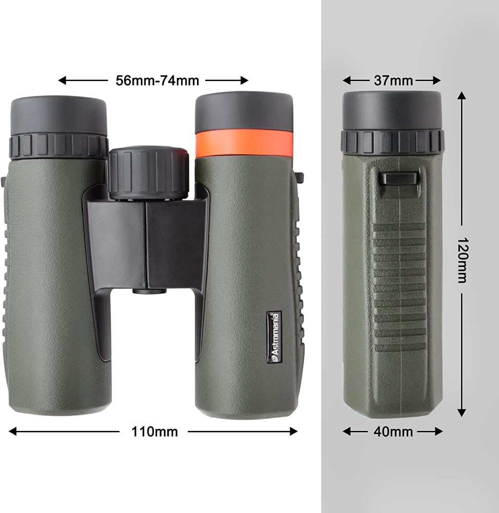 Astromania 10x26 Waterproof Compact Binoculars for Adults and Kids, Bird Watching, Hunting and Sport Games, Theater and Concerts
