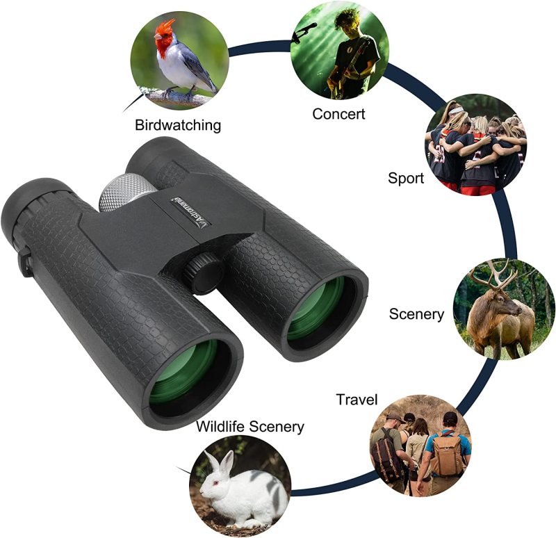 Astromania 8x42 Compact Binoculars -BK7 Prism -Gifts for Adults and Kids, for Bird Watching, Camping and Sport Games, Concerts and Theater