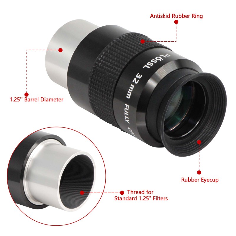 Astromania 1.25&quot; 32mm Super Ploessl Eyepiece - The Most Inexpensive Way of Getting A Sharp Image