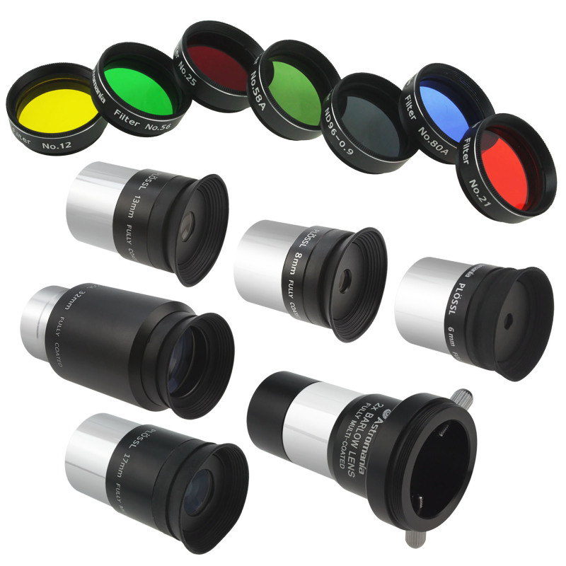 Astromania 1.25&quot; Eyepiece and Filter Kit Deluxe Version-represents an incredible value over buying even a few of the items individually