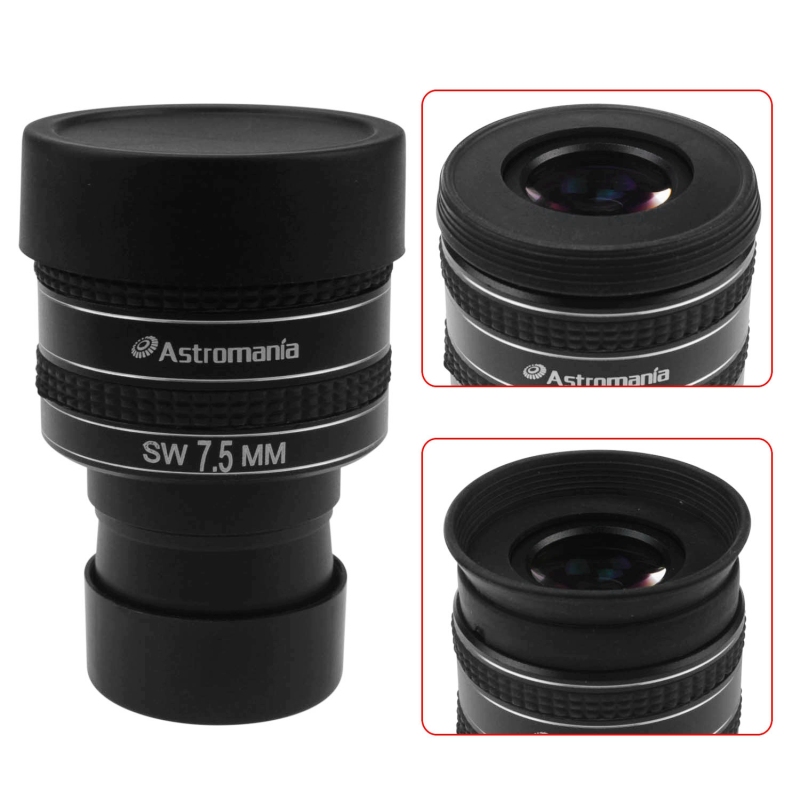 Astromania 1.25" 7.5mm 58-Degree Planetary Eyepiece For Telescope