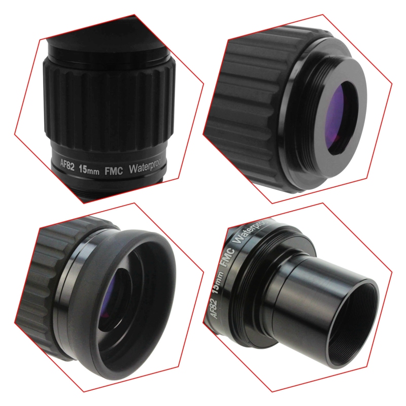 Astromania 1.25&quot;-82 Degree SWA-15mm compact eyepiece, Waterproof &amp; Fogproof - allows any water enter the interior and enjoy an unobstructed view