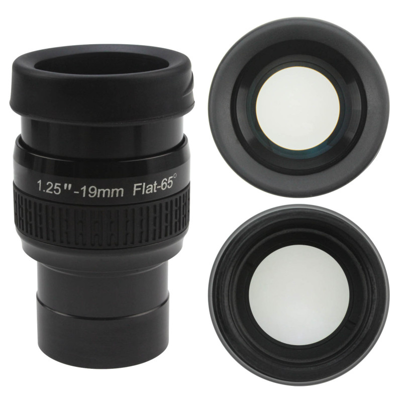 Astromania 1.25&quot; 19mm Premium Flat Field Eyepiece - a flat image field and crystal-clear images