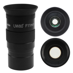 Astromania Fully Multi-coated 1.25" Ultra-Wide 80 Degree Eyepiece For Telescope - F11mm