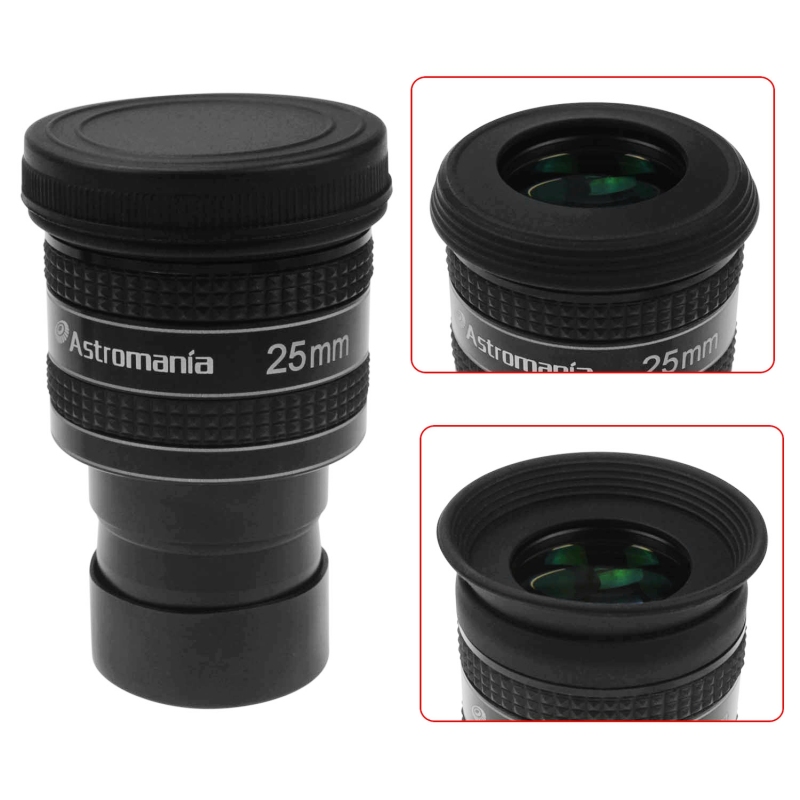 Astromania 1.25&quot; 25mm 58-Degree Planetary Eyepiece For Telescope