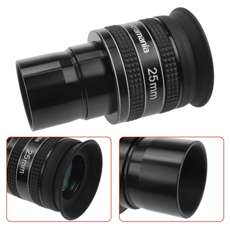 Astromania 1.25&quot; 25mm 58-Degree Planetary Eyepiece For Telescope