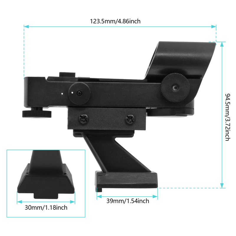 Astromania Finderscope Starpointer for Astronomical Telescopes With Slide-in bracket