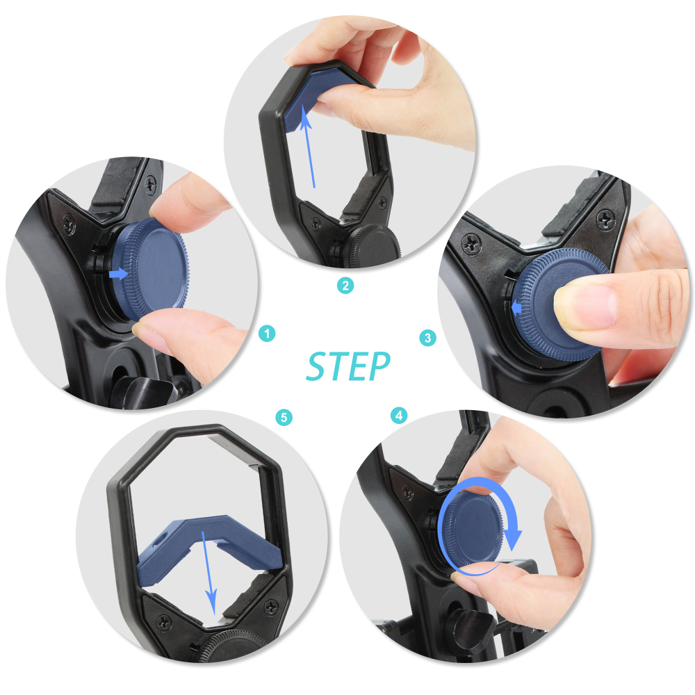 Astromania Smartphone Photography Adapter for Telescope – Digiscoping Smartphone Adapter – Capture Photos and Video Through Your Telescope or Spotting