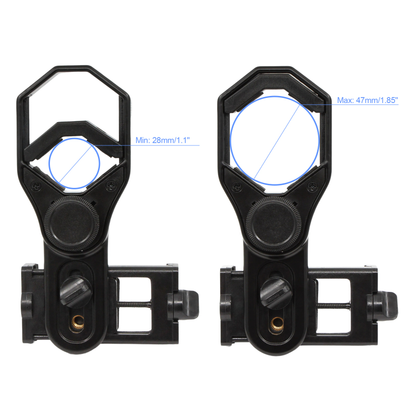 Astromania Smartphone Photography Adapter for Telescope – Digiscoping Smartphone Adapter – Capture Photos and Video Through Your Telescope or Spotting