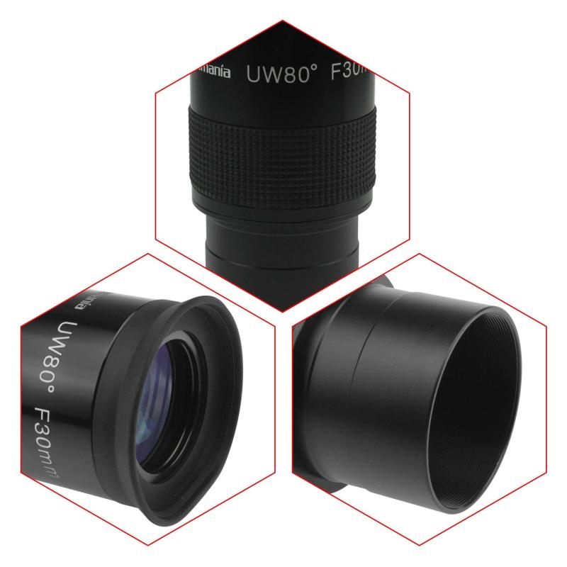 Astromania Fully Multi-coated 2&quot; Ultra-Wide 80 Degree Eyepiece For Telescope - F30mm