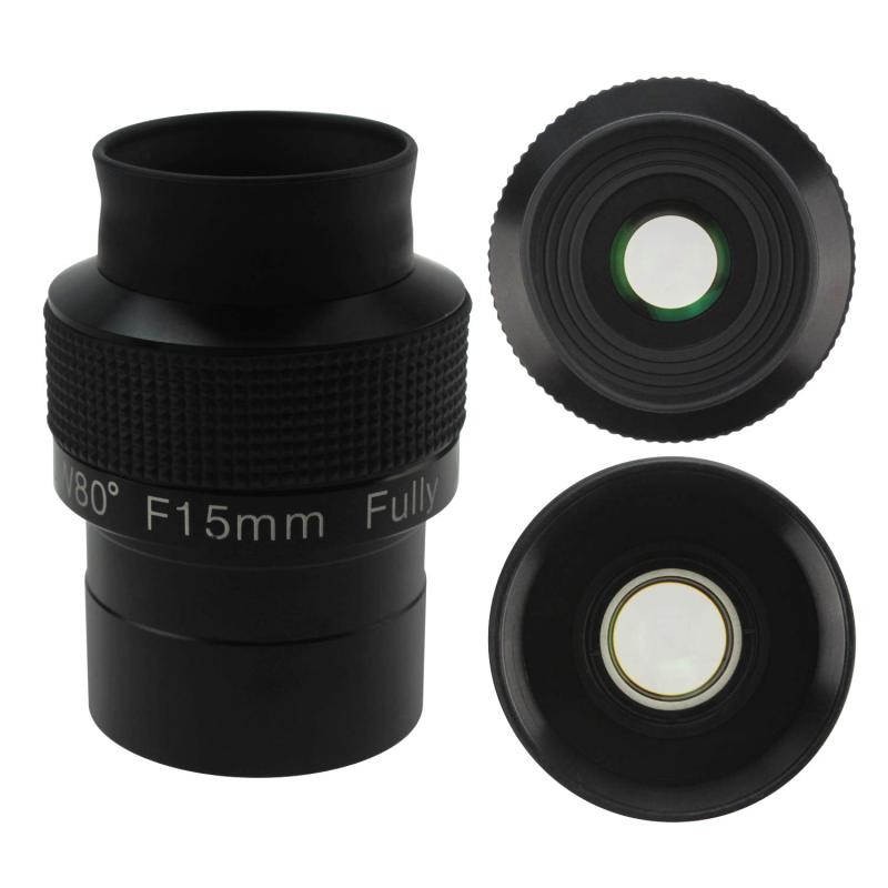 Astromania Fully Multi-coated 2&quot; Ultra-Wide 80 Degree Eyepiece For Telescope - F15mm