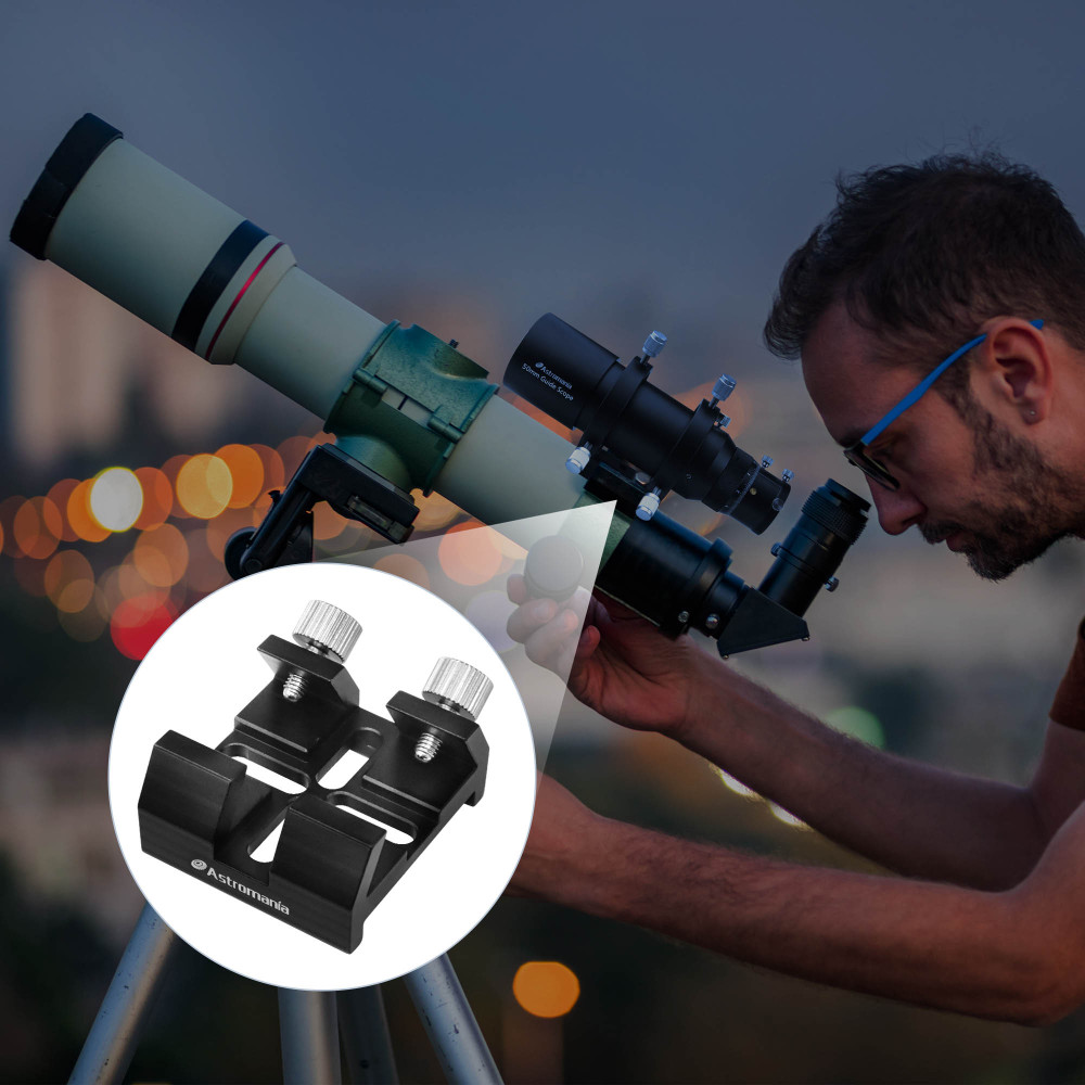 Astromania Universal Dovetail Base for Finder Scope - Ideal for Installation of Finder Scope, Green Laser Pointer Bracket