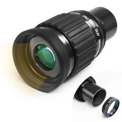Astromania 1.25"-82 Degree SWA-15mm compact eyepiece, Waterproof & Fogproof - allows any water enter the interior and enjoy an unobstructed view