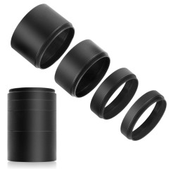 Astromania Astronomical 2"/M48-extension Tube Kit for cameras and eyepieces - Length 8mm 10mm 20mm 30mm - M48x0.75 on Both Sides