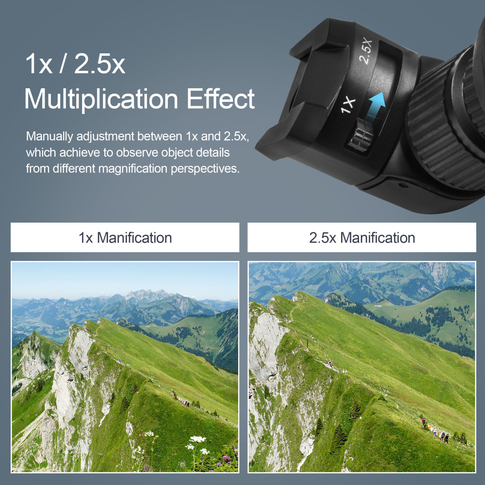 Astromania 1X/2.5X Magnification Right Angle Viewfinder with 6 Mounting Adapters for DSLR Camera Such as Canon, Nikon, Pentax, Minolta, Dynax,S amsung