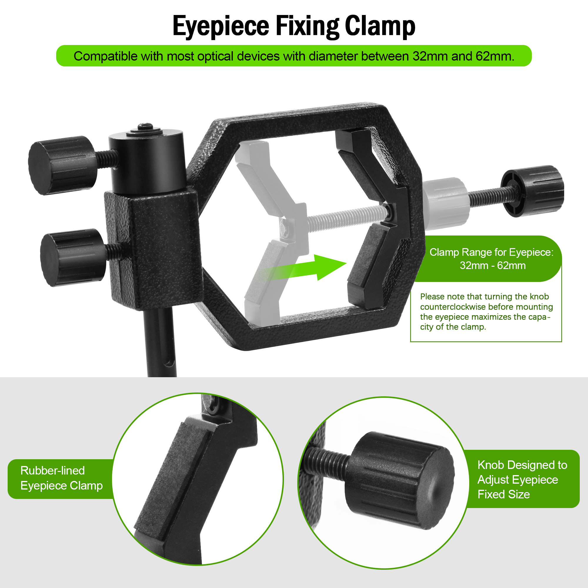 Astromania Universal Deluxe Stand Metal Spotting Scopes Telescope Mounts For Digital Camera