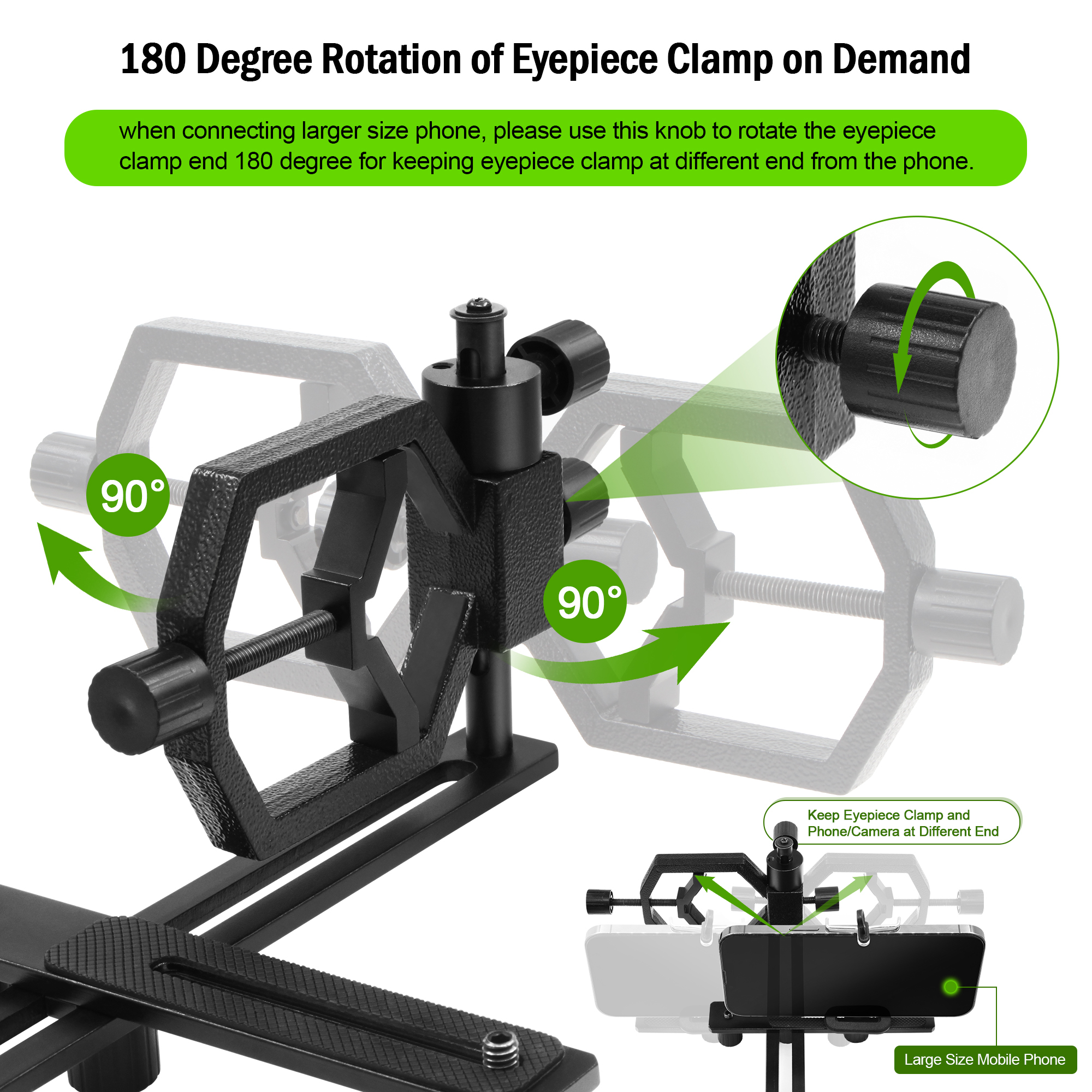 Astromania Universal Deluxe Stand Metal Spotting Scopes Telescope Mounts For Digital Camera
