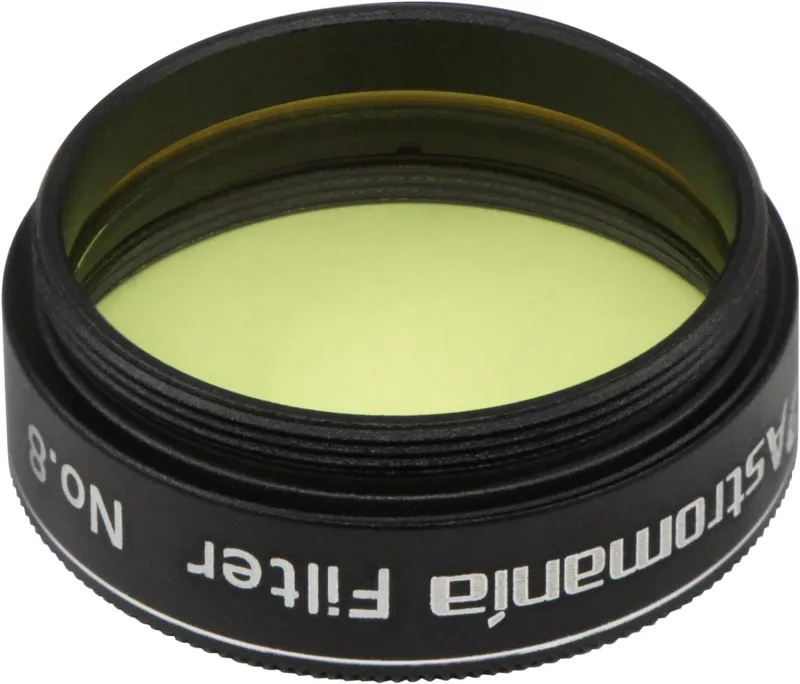 Astromania 1.25" Color / Planetary Filter - #8 Yellow