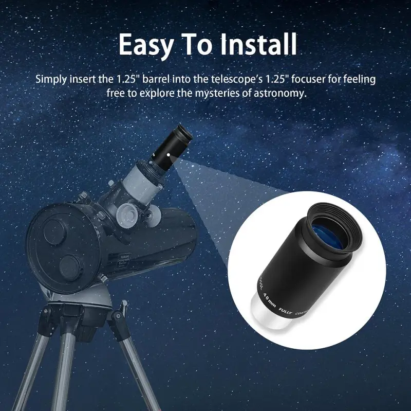 Oculari Per Telescopio Grandi Angeleyes Oculare Premium Flat Field, 1.25 , 70 Gradi FMC, Accessori Per Telescopi - AliExpress Occhiali Per Telescopio Grandi