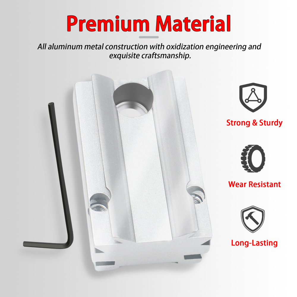 Astromania Silver Plate for The Flash Shoe of DSLR Cameras - Mount The 1X40RD Reflex Red Green Dot Sight to DSLR Cameras