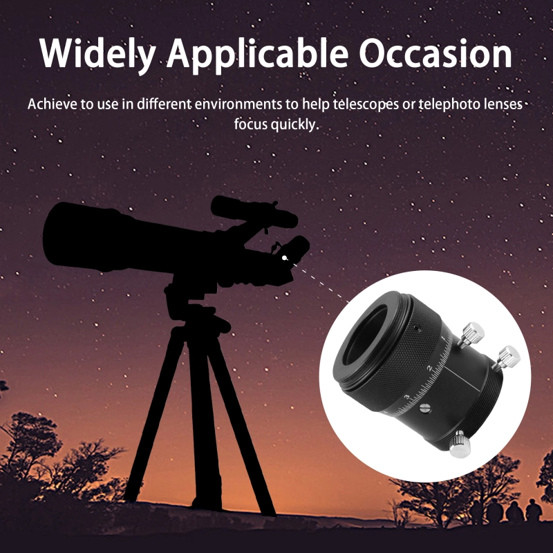 Astromania 1.25" High Precision Double Helical Focuser with 0.05mm scale for Telescope Lenses/Finder & Guidescope