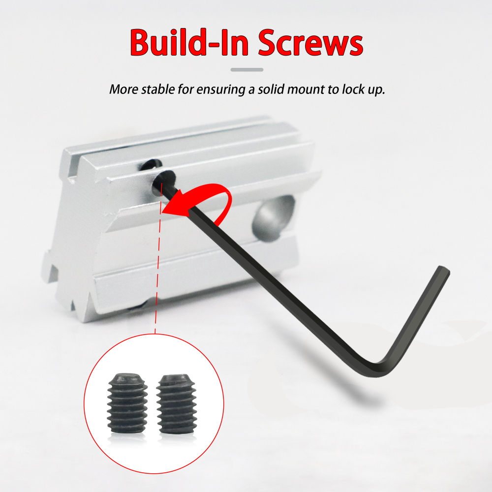 Astromania Silver Plate for The Flash Shoe of DSLR Cameras - Mount The 1X40RD Reflex Red Green Dot Sight to DSLR Cameras