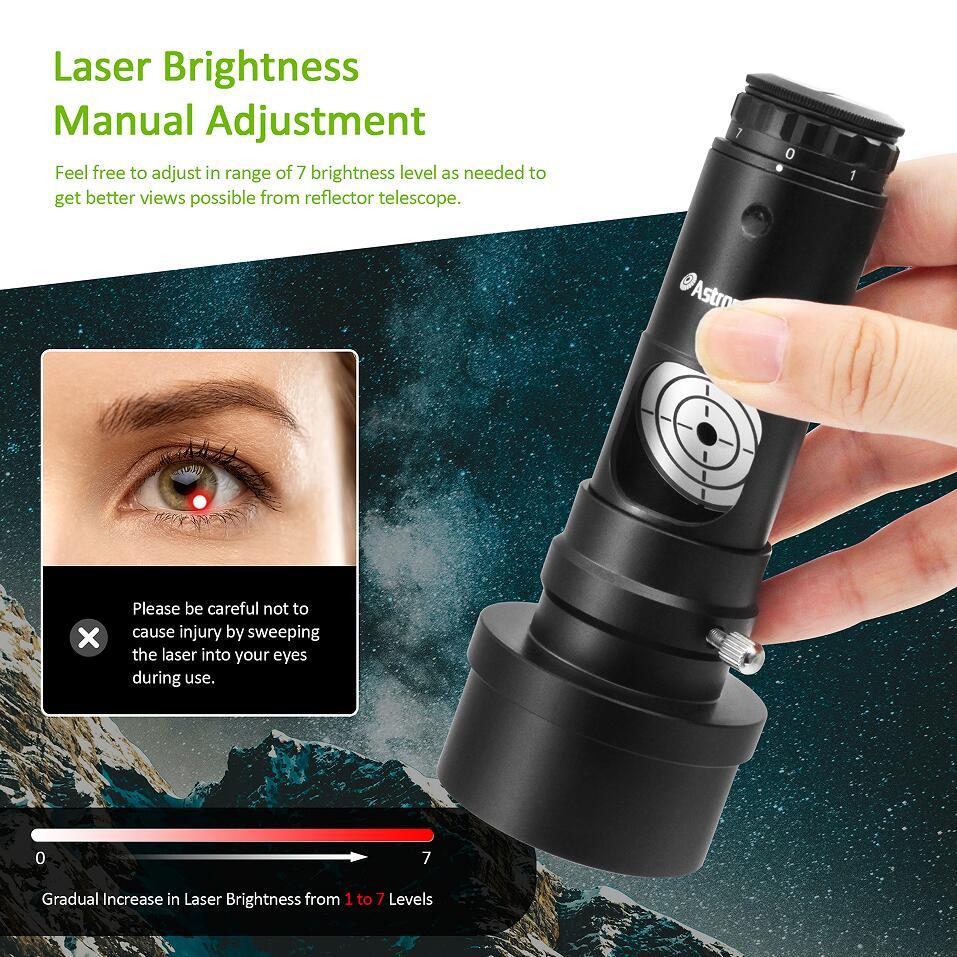 Astromania Alignment 1.25" Next Generation Laser Collimator 2" Adaptor for Newtonian Telescopes