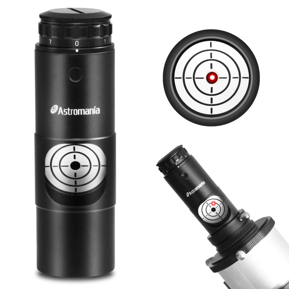 Astromania Alignment 1.25" Next Generation Laser Collimator for Newtonian Telescopes - With this laser you can collimate in just a few minutes!